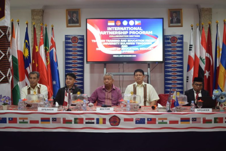 UNSULTRA Perkuat Kiprah Global: Rektor Buka Kerja Sama FKIP–DepEd Benguet Filipina